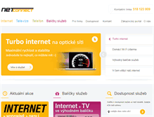Tablet Screenshot of net-connect.cz